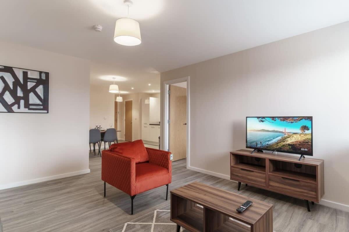 Bright 2 Bed Apartment Manchester - Sleeps 4 Luaran gambar